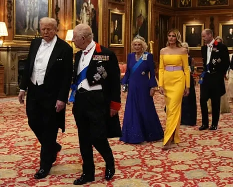 The Royal Family Roll Out Grand Welcome Amid Protests; Kimmel Taken Off Air Due To Charlie Kirk Comments