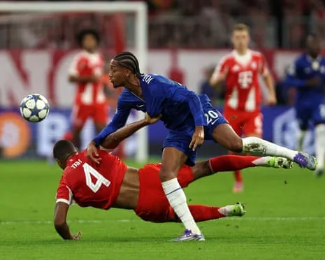 Chelsea's manager fumes when the German giants center-back Jonathan Tah escapes red card in Champions League setback